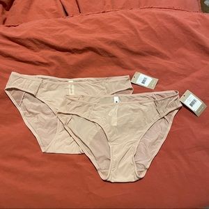 Madewell bikini panties - 2 pairs- sheer side panels.